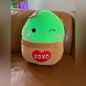 BNWT 14 INCH VALENTINES SQUISHMALLOW - SHADI THE CACTUS